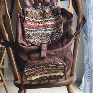Small Leather Backpack